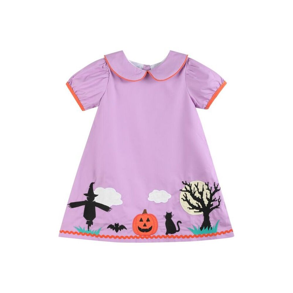 Lil Cactus Girls  Dress, Purple